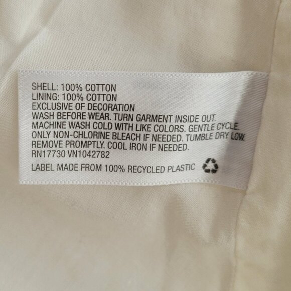 Cat & Jack Girls Boho Floral Embroidered 100% Cotton Tunic in Cream with Fringe - Picture 9 of 10